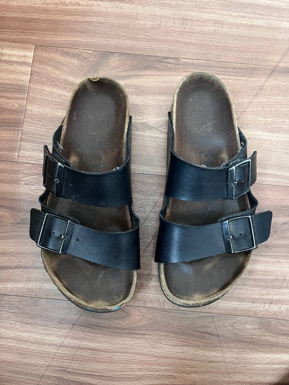 Birkenstock Arizona Black Buckle Strap Sandals